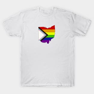 Progress pride flag - Ohio T-Shirt